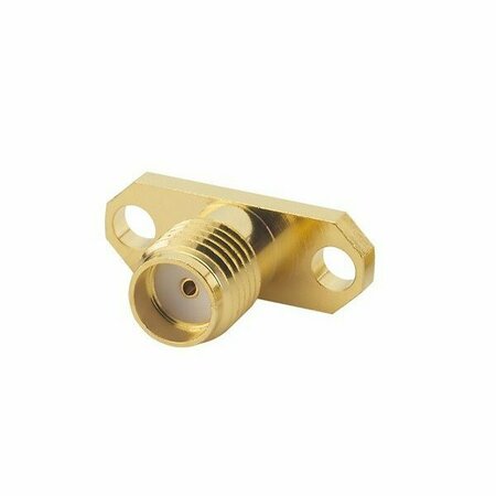 TAOGLAS Rf Connectors / Coaxial Connectors Sma Straight Panel Mount, Jack, Gold, 50O, 2 Mounting Holes,  PCB.SMAFST.2H.A.HT